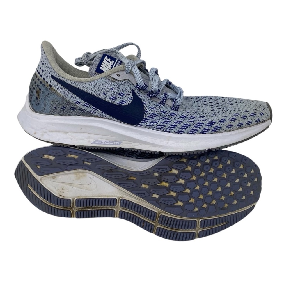Nike Air Zoom Pegasus 35 Women's Size 7.5 Running Shoes Gray Blue